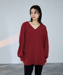 milli de l'air  前後2WAYバルキーニット