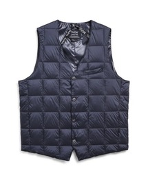 TAION(タイオン)のTAION/タイオン/V NECK BUTTON DOWN GILET(ダウンベスト)