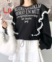 Riff（リフ）の「レタリングフリルスウェット（スウェット）」