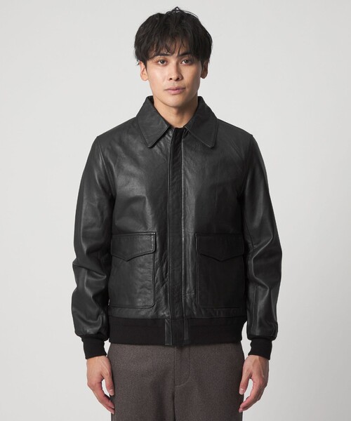 セール】シープレザー フライト ブルゾン＜A DAY IN THE LIFE