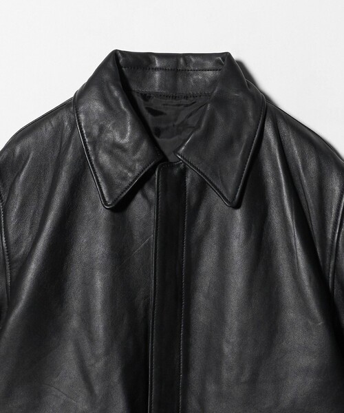 【美品】25AW ユナイテッドアローズ シープレザー ジップ ブルゾン 黒 XL 美品】25AW ユナイテッドアローズ シープレザー ジップ ブルゾン 黒 XL