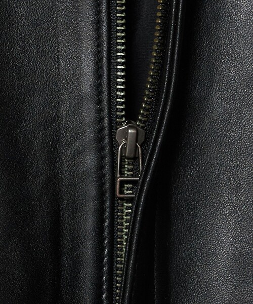 A DAY IN THE LIFE UNITED ARROWS(アデイインザライフユナイテッドアローズ)の「シープレザー フライト ブルゾン<A DAY IN THE LIFE>(ブルゾン・メンズ・ブラック・M/L)」の7枚目の写真