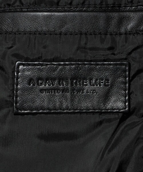 A DAY IN THE LIFE UNITED ARROWS(アデイインザライフユナイテッドアローズ)の「シープレザー フライト ブルゾン<A DAY IN THE LIFE>(ブルゾン・メンズ・ブラック・M/L)」の3枚目の写真