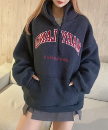 Feliz（フェリス）の「ビックシルエットボアプルオーバー/フーディ/パーカー（その他トップス）」