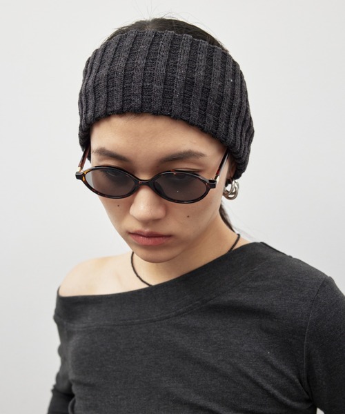 HANNE(アン)の「ワイドリブヘアバンド(ヘアバンド・レディース・グレー/ブラック/ベージュ・FREE)」の3枚目の写真
