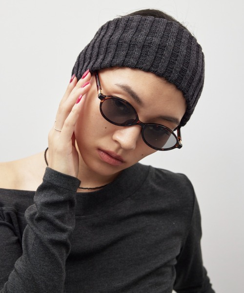 HANNE(アン)の「ワイドリブヘアバンド(ヘアバンド・レディース・グレー/ブラック/ベージュ・FREE)」の9枚目の写真