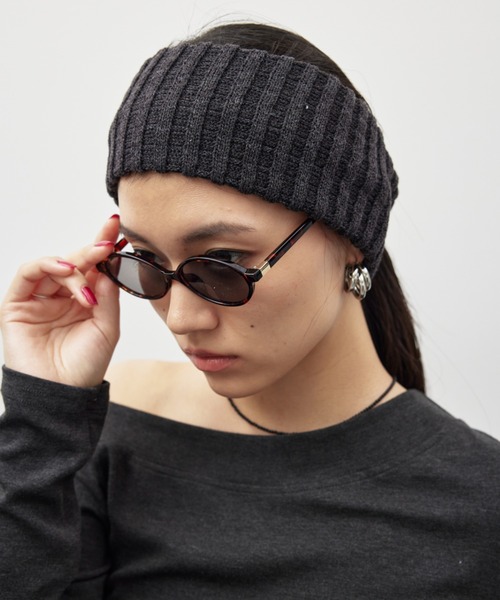 HANNE(アン)の「ワイドリブヘアバンド(ヘアバンド・レディース・グレー/ブラック/ベージュ・FREE)」の12枚目の写真