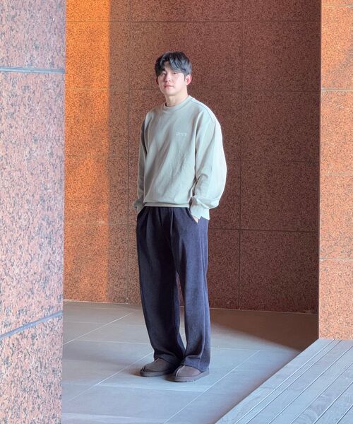 SIGNATURE（シグネチャ）の「ソフトヘビーデニムワンタックバンディングパンツ[チャコール]（スウェットパンツ・レディース・その他・SMALL/MEDIUM/LARGE）」の12枚目の写真