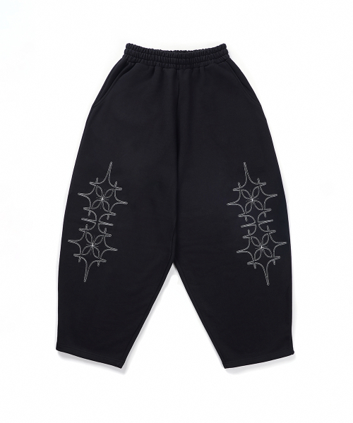 GAKKAI UNIONS(ガッカイユニオンズ)の「ダブルポスタバルーンパンツブラック(スウェットパンツ・レディース・その他・MEDIUM/LARGE/SMALL/X-SMALL)」の2枚目の写真