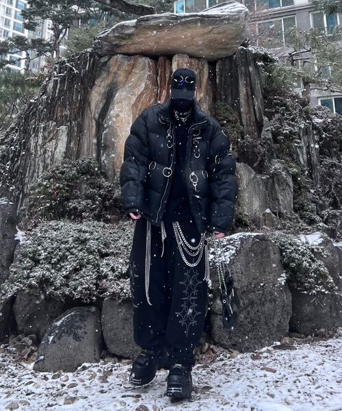GAKKAI UNIONS(ガッカイユニオンズ)の「ダブルポスタバルーンパンツブラック(スウェットパンツ・レディース・その他・MEDIUM/LARGE/SMALL/X-SMALL)」の6枚目の写真