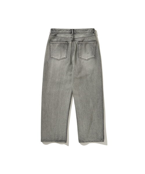 HISHANDER（ヒズハンダー）の「WASHED 5P DENIM PANTS BLEACHED BLACK（デニムパンツ・メンズ・その他・2/3/1）」の2枚目の写真