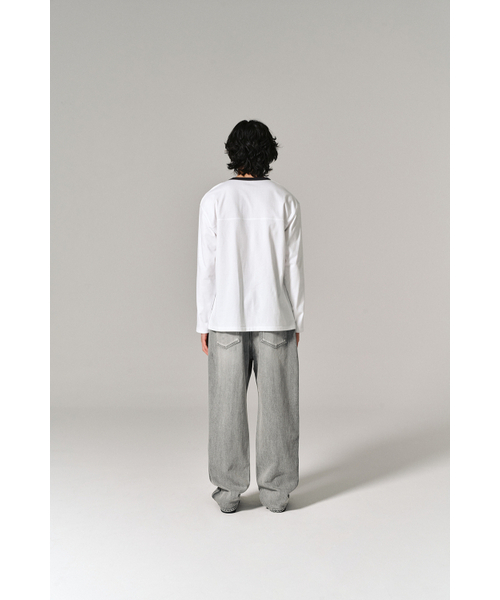 HISHANDER（ヒズハンダー）の「WASHED 5P DENIM PANTS BLEACHED BLACK（デニムパンツ・メンズ・その他・2/3/1）」の9枚目の写真