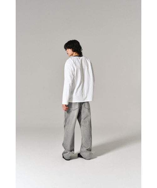 HISHANDER（ヒズハンダー）の「WASHED 5P DENIM PANTS BLEACHED BLACK（デニムパンツ・メンズ・その他・2/3/1）」の12枚目の写真