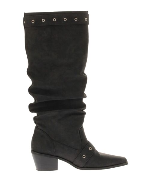 jouetie（ジュエティ）の「ルーズウエスタンベルトブーツ（ブーツ・レディース・ブラック/ピンク・MEDIUM/LARGE）」の14枚目の写真