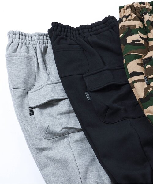 BREEZE（ブリーズ）の「【裏起毛】あったかカーゴパンツ_ジュニア対応（カーゴパンツ・キッズ・グレー/ブラック/カモフラージュ/レインボー・80/90/100/110/120/130/140）」の11枚目の写真