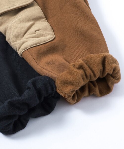 BREEZE（ブリーズ）の「【裏起毛】あったかカーゴパンツ_ジュニア対応（カーゴパンツ・キッズ・グレー/ブラック/カモフラージュ/レインボー・80/90/100/110/120/130/140）」の12枚目の写真