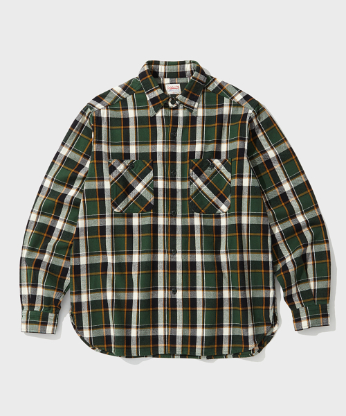 OUTSTANDING(アウトスタンディング)の「USN UTILITY CHECK SHIRT_GREEN CHECK(シャツ/ブラウス・メンズ・その他・SMALL/MEDIUM/LARGE)」の1枚目の写真