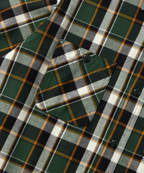 OUTSTANDING(アウトスタンディング)の「USN UTILITY CHECK SHIRT_GREEN CHECK(シャツ/ブラウス・メンズ・その他・SMALL/MEDIUM/LARGE)」の5枚目の写真