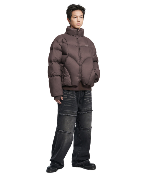 NOMANUAL(NOMANUAL)の「AELLA DUCK DOWN - BROWN(ダウンジャケット/コート・レディース・その他・SMALL/MEDIUM/LARGE/X-LARGE)」の5枚目の写真
