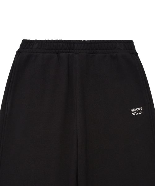 Wacky WiLLy（ワッキーウィリー）の「ウィメンズセミワイドスウェットパンツブラック（スウェットパンツ・レディース・その他・SMALL/MEDIUM）」の4枚目の写真