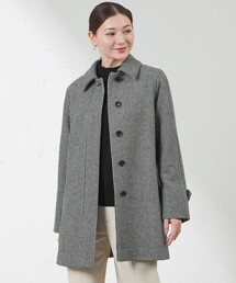 amaca | ウールツイード(ステンカラーコート)