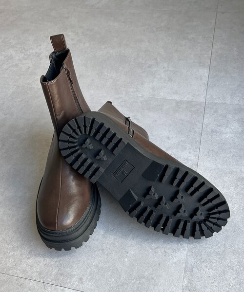 CPCM（シーピーシーエム）の「厚底サイドゴアブーツ（ブーツ・レディース・ブラック/ブラウン・MEDIUM/LARGE）」の12枚目の写真