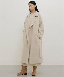 LINGSEOUL（リングソウル）の「handmade cashmere coat-oat（チェスターコート）」