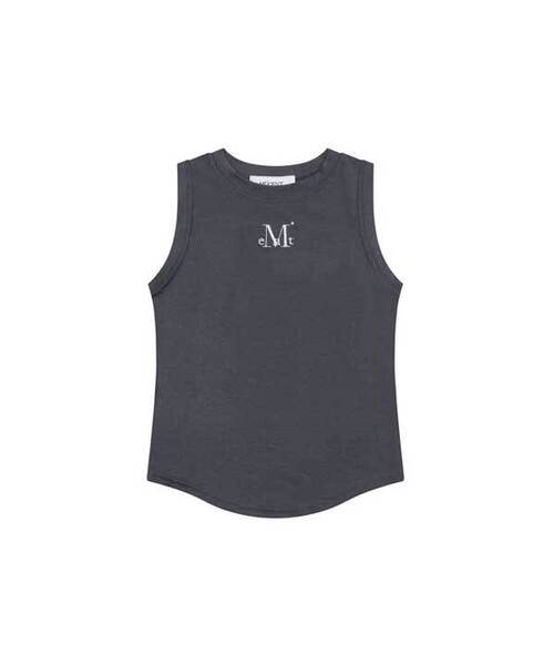 MUCENT(ムセント)の「ディアナラウンドネックスリーブレスナシ (3カラー)(Tシャツ/カットソー・レディース・チャコール/ホワイト/ブラック・FREE)」の3枚目の写真