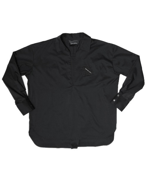 CRYSTAL BALL(クリスタルボール)の「オーバーサイズスキッパーブラウス(シャツ/ブラウス・レディース・ブラック/ホワイト/ブラウン・FREE)」の9枚目の写真