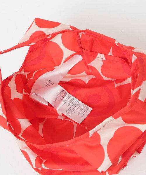 marimekko(マリメッコ)の「Unikko / Mini Smartbag(エコバッグ/サブバッグ・レディース・レッド・FREE)」の7枚目の写真
