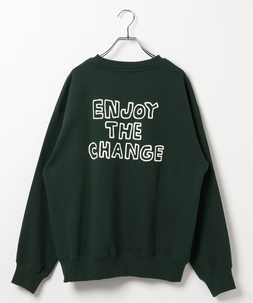 AMERICAN RAG CIE（アメリカンラグシー）の「【AMERICAN RAG CIE×BANANA YAMAMOTO】Dogスウェット（スウェット・メンズ・ホワイト/グリーン・LARGE/MEDIUM）」の4枚目の写真