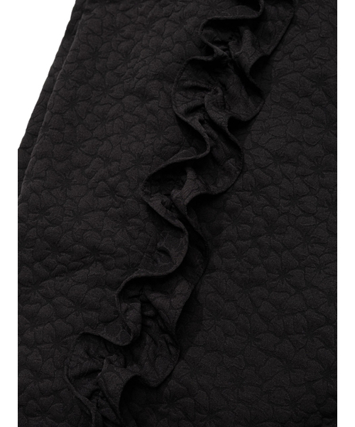 UGLY SHADOW(アグリーシャドウ)の「フラワーラッフルパンツ(ブラック)(その他パンツ・レディース・その他・SMALL/MEDIUM)」の6枚目の写真