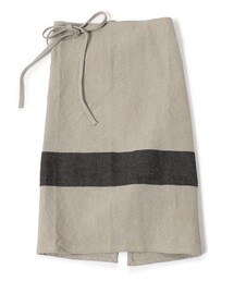 JAMES PERSE（ジェームスパース）の「シングルストライプハーフエプロン AF8F0186（エプロン）」