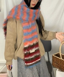 Vipoa | カラーストライプマフラー(マフラー)