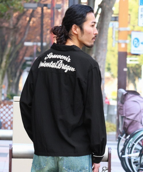 KRIFF MAYER（クリフメイヤー）の「スーベニア開襟シャツ（シャツ/ブラウス・メンズ・ブラック/アイボリー・X-LARGE/LARGE/MEDIUM）」の10枚目の写真