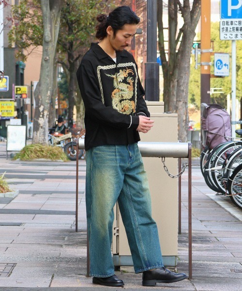 KRIFF MAYER（クリフメイヤー）の「スーベニア開襟シャツ（シャツ/ブラウス・メンズ・ブラック/アイボリー・X-LARGE/LARGE/MEDIUM）」の11枚目の写真