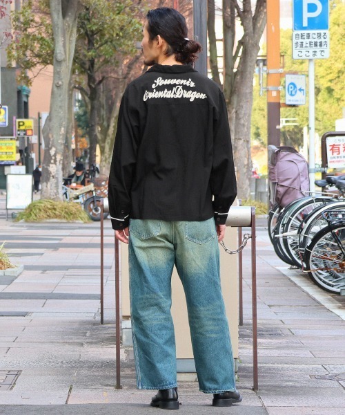 KRIFF MAYER（クリフメイヤー）の「スーベニア開襟シャツ（シャツ/ブラウス・メンズ・ブラック/アイボリー・X-LARGE/LARGE/MEDIUM）」の13枚目の写真