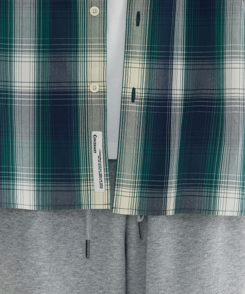COVERNAT（カバーナット）の「マルチチェックシャツ ネイビー（シャツ/ブラウス・メンズ・その他・SMALL/MEDIUM/LARGE/X-LARGE）」の8枚目の写真