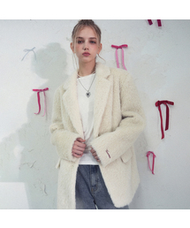Elizabeth Boucle Blazer IVORY_2Colors