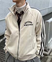 ８(eight) | 裏ボア刺繍入りトラックジャケット(ブルゾン)