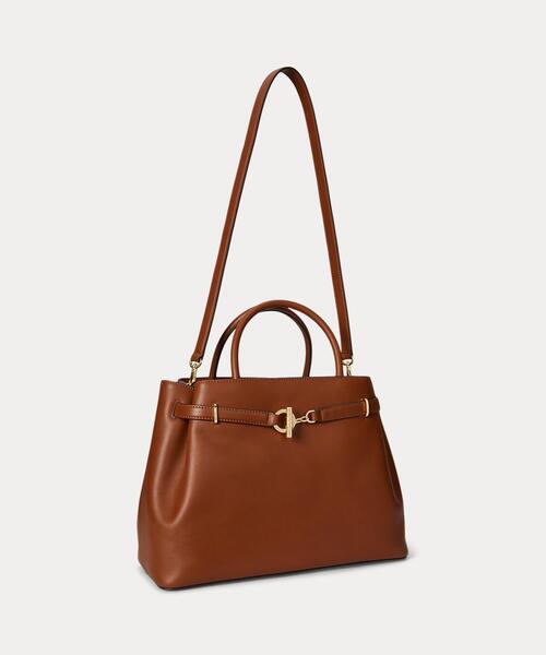 LAUREN RALPH LAUREN(ローレン ラルフ ローレン)の「レザー ラージ Blaike サッチェル(ハンドバッグ・レディース・ブラウン・ONE)」の9枚目の写真