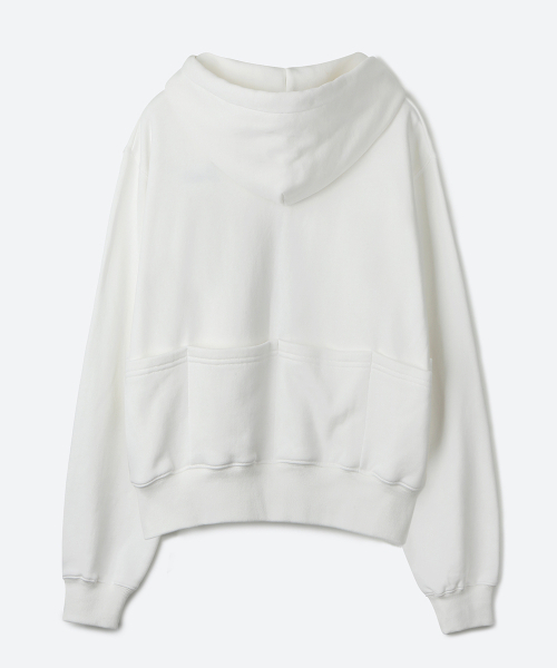 MOONSUN（ムーンサン）の「02 M.C UNISEX, Logo Hood Zip-up / White（パーカー・メンズ・その他・MEDIUM/LARGE）」の3枚目の写真