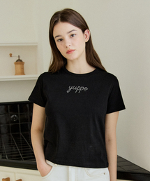 DOTTED YUPPE T-SHIRT_BLACK