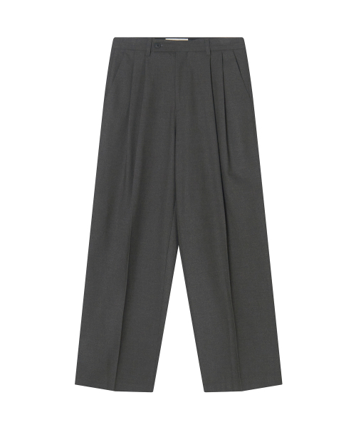 MAYVERU（メイバーユー）の「Flat Pintuck Slacks _ Gray（スラックス・レディース・グレー・SMALL/MEDIUM）」の5枚目の写真