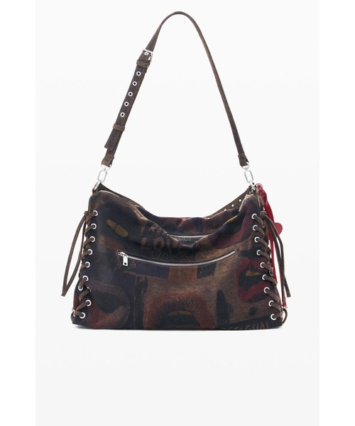 Desigual（デシグアル）の「グラフィティ風リッププリントショルダーバッグ（ショルダーバッグ・レディース・マルチ・FREE）」の7枚目の写真
