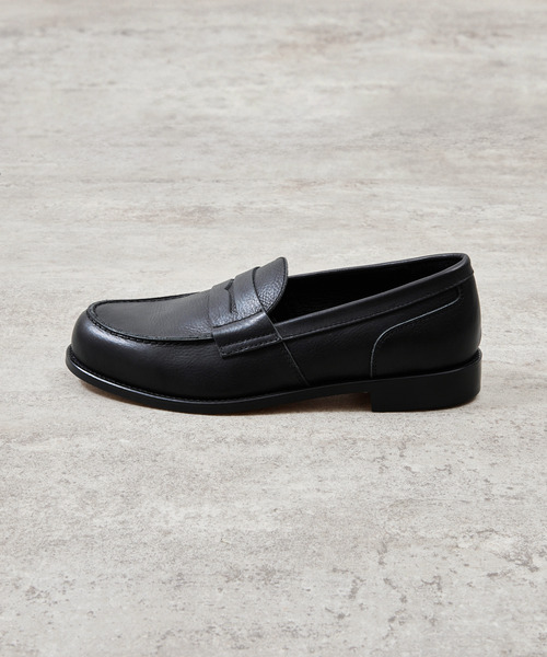 And A（アンドエー）の「PADRONE パドローネ / LOAFERS オイルレザーローファー コインローファー / PU8587-2304（ローファー・メンズ・ブラック/キャメル/ベージュ・40/41/42/43）」の11枚目の写真