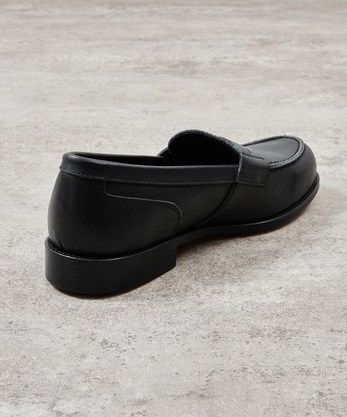 And A（アンドエー）の「PADRONE パドローネ / LOAFERS オイルレザーローファー コインローファー / PU8587-2304（ローファー・メンズ・ブラック/キャメル/ベージュ・40/41/42/43）」の14枚目の写真