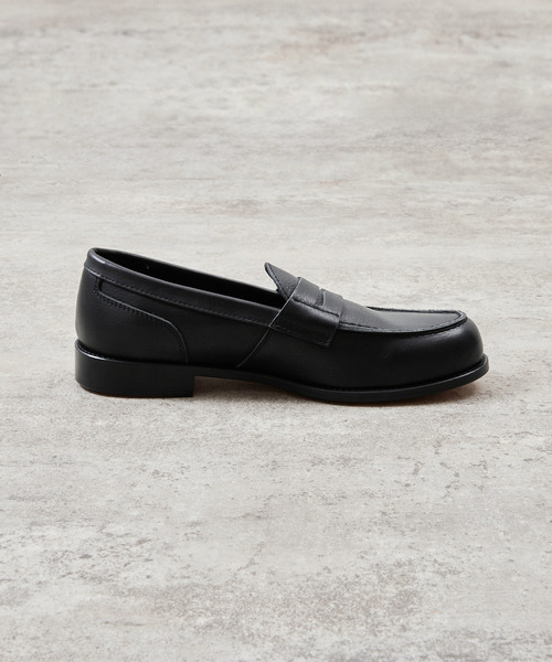 And A（アンドエー）の「PADRONE パドローネ / LOAFERS オイルレザーローファー コインローファー / PU8587-2304（ローファー・メンズ・ブラック/キャメル/ベージュ・40/41/42/43）」の15枚目の写真