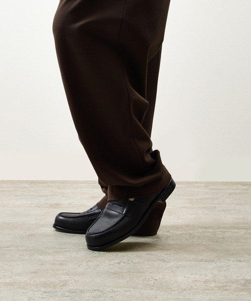 And A（アンドエー）の「PADRONE パドローネ / LOAFERS オイルレザーローファー コインローファー / PU8587-2304（ローファー・メンズ・ブラック/キャメル/ベージュ・40/41/42/43）」の19枚目の写真