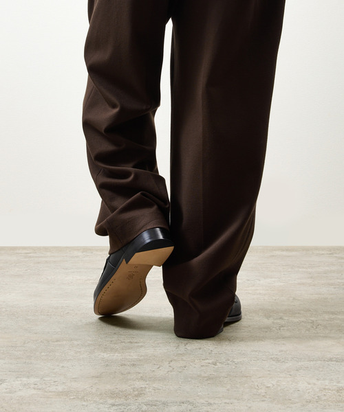 And A（アンドエー）の「PADRONE パドローネ / LOAFERS オイルレザーローファー コインローファー / PU8587-2304（ローファー・メンズ・ブラック/キャメル/ベージュ・40/41/42/43）」の20枚目の写真
